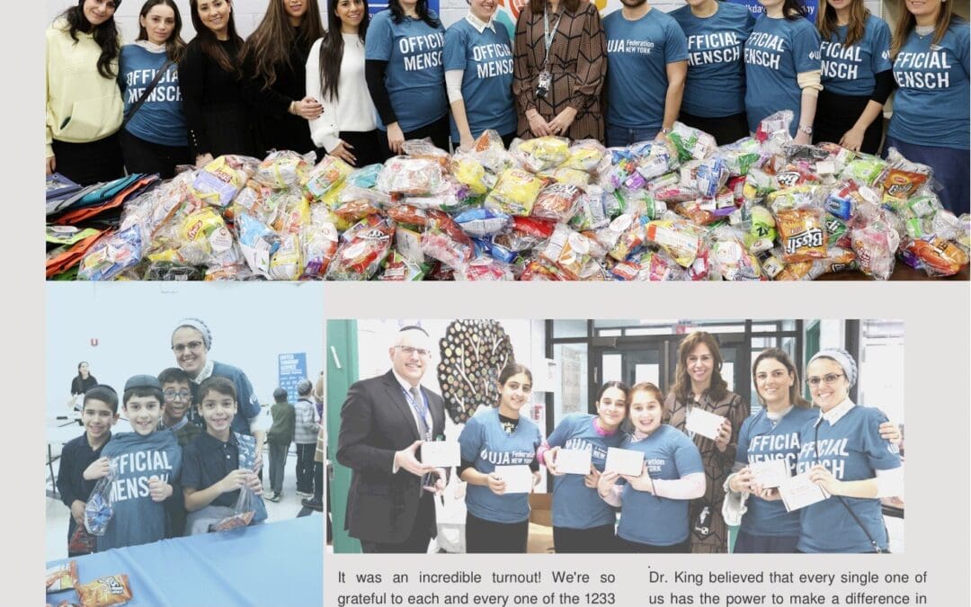 ALL ABOUT KINDNESS PARTNERS WITH UJA IN HONOR OF MLK DAY 2024