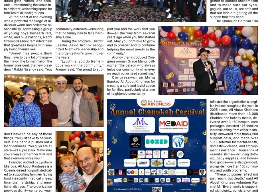 Chanukah Carnival Lights up Queens
